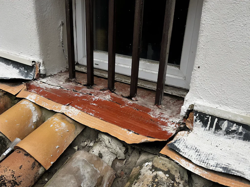 infiltration d'eau dans une toiture à Avignon