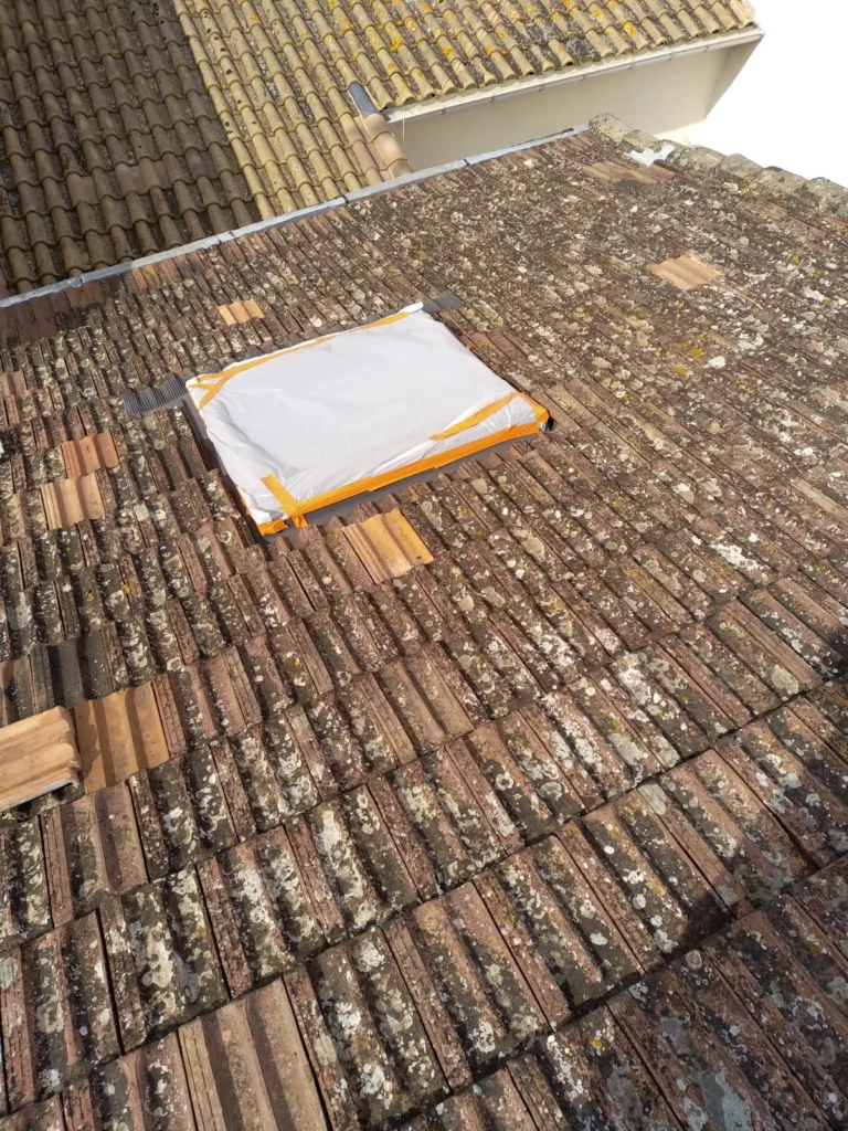 toiture endommagée à Cavaillon